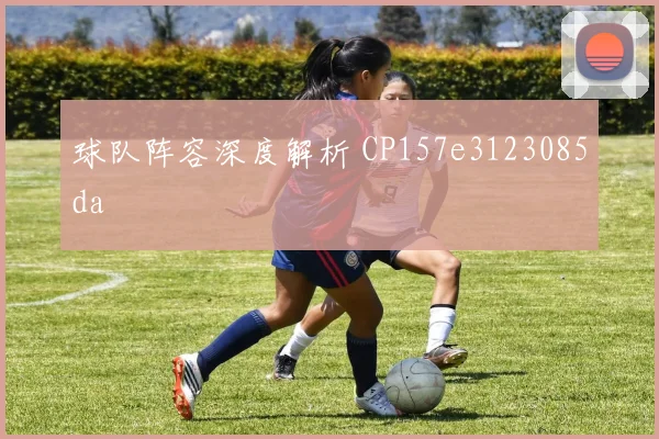 球队阵容深度解析 CP157e3123085da